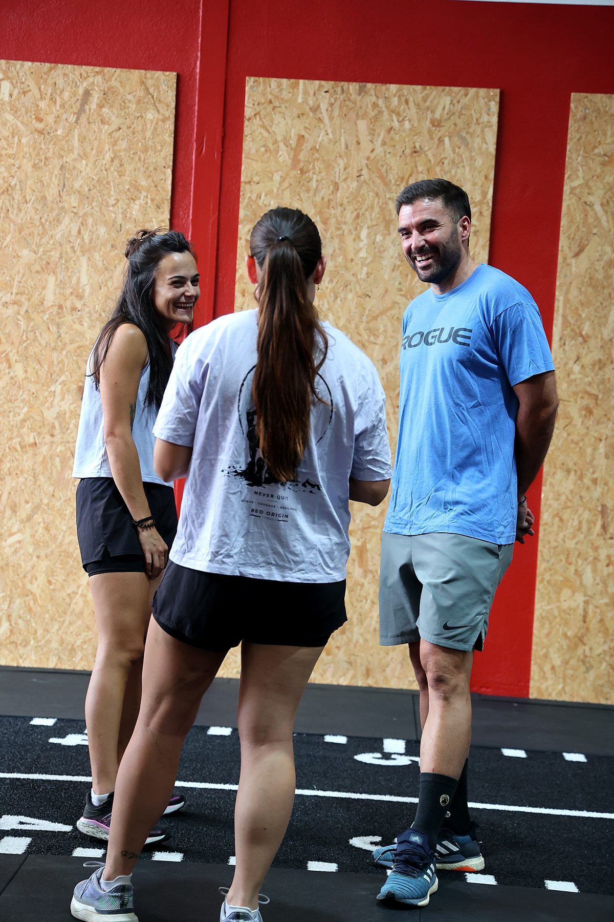 Échange entre adhérents et coach chez Red Origin